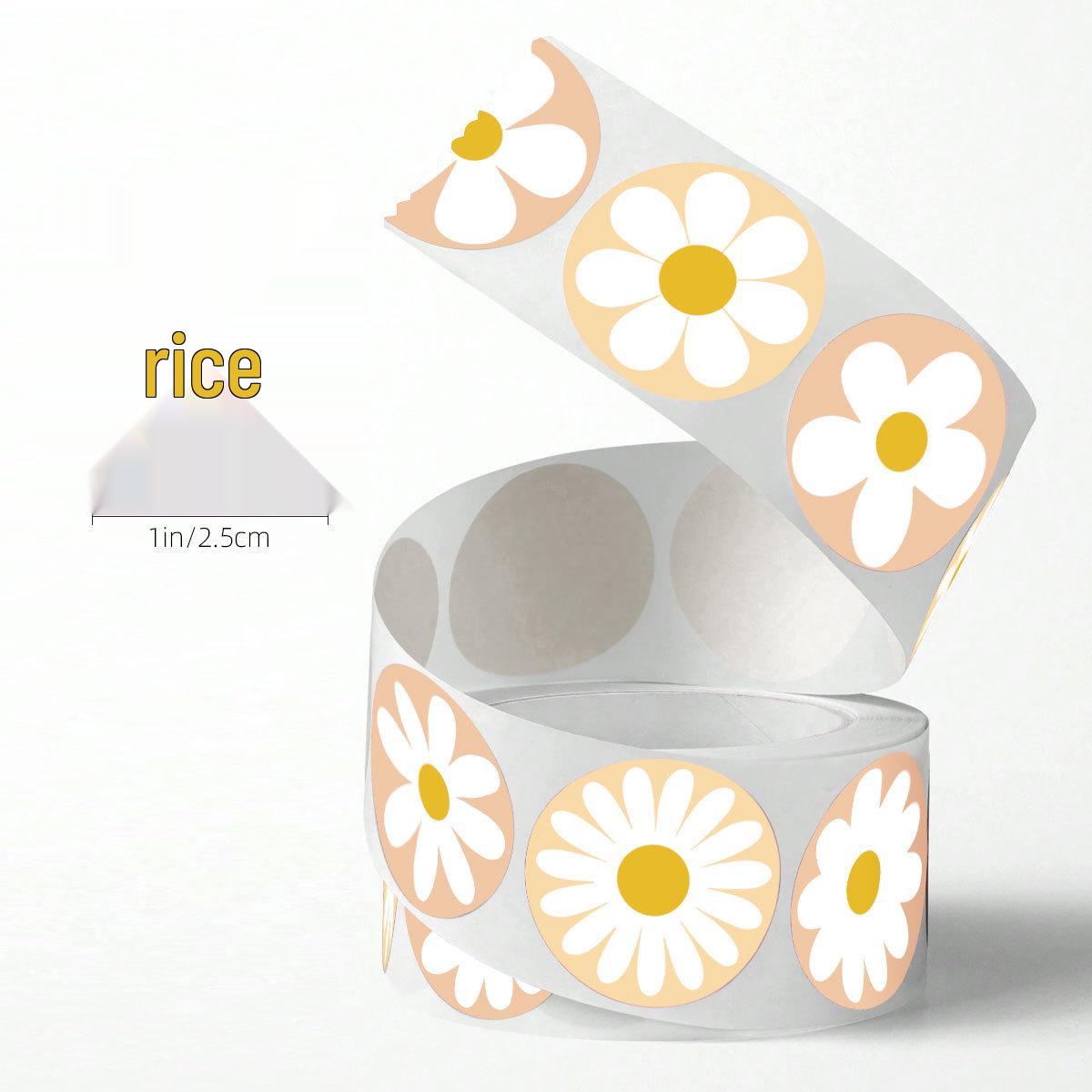 

Трансграничные самоклеящиеся наклейки Ромашка из медной фольги для наград, свадеб, опечатывания и DIY декора