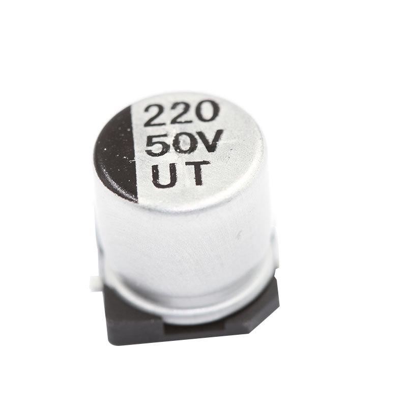220UF 50V 10x10 SMD Aluminum Electrolytic Capacitor