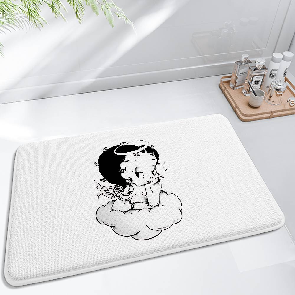 Sexy B-Betty-Cute-B-Boop-s Floor Mats Home Laundry Rug Carpet For Living Room Decor Lounge Area Anti-slip Foot Mat Entrance Door 40x60cm