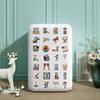 50pc Retro Movie Decor Stickers For Insulated Water Bottles, Computers, And Mobile Phones And Personalized Creative Stickers