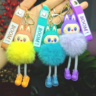Plüsch Hase Niedlich Auto Schlüssel Schultasche Hängeanhänger Ornament Schlüsselanhänger