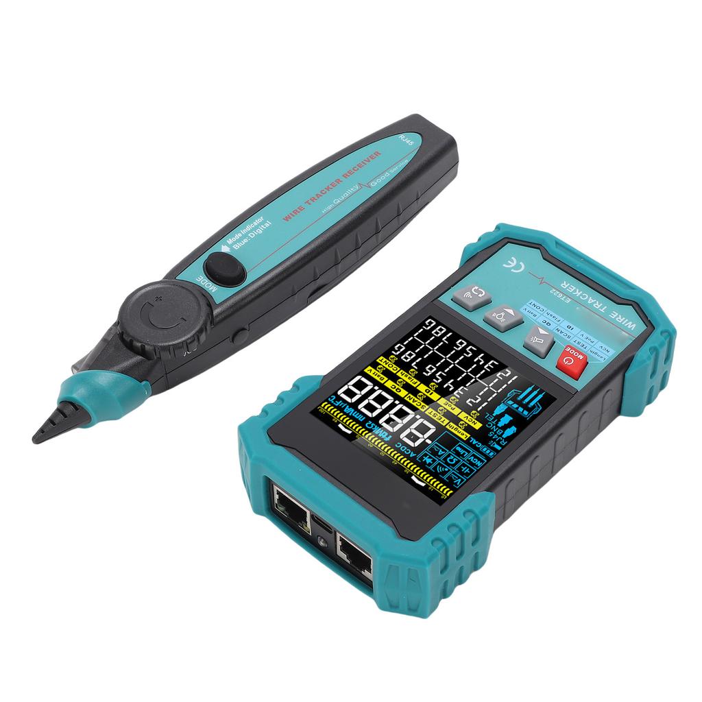 Ethernet Cable Tester RJ45 RJ11 LAN Network CAT5 CAT6 Wire Tracker PoE NCV 400M Length Testing Fault Line Scanning