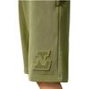 Li Ning Sports Fashion Series Solid Color Casual Shorts Unisex shorts Long-Green AKSSA43-3