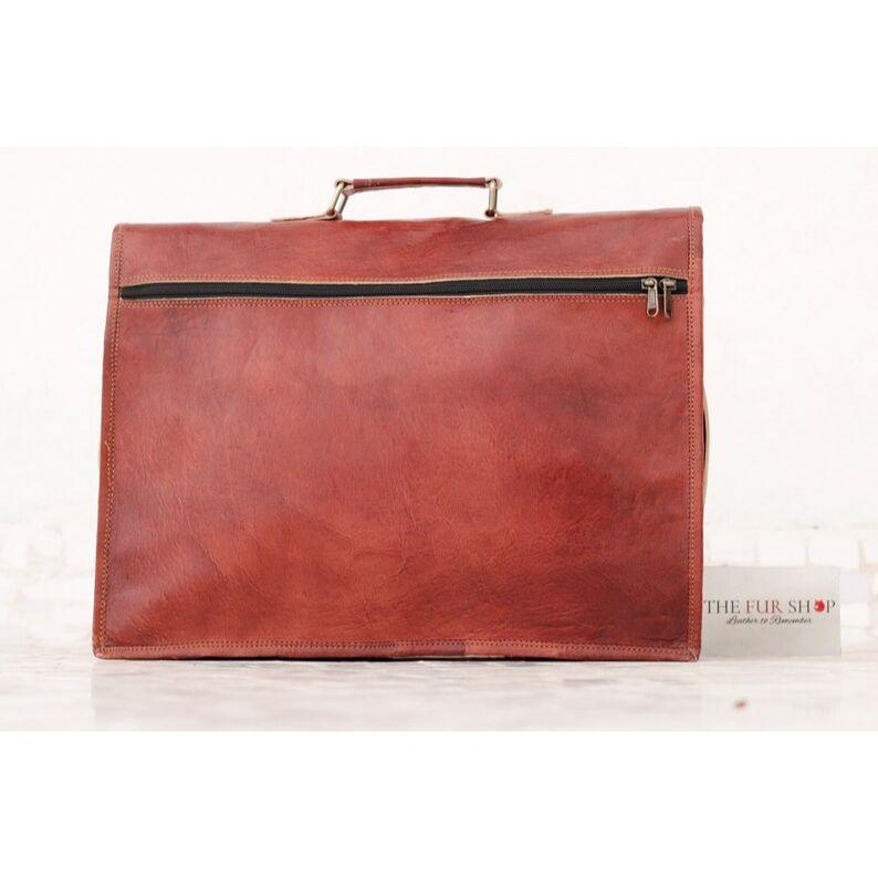 Vintage handgemachte Leder Messenger Bag Laptop Aktentasche Computer Satchel Tasche für Männer Retro klassischen Stil personalisierbare Tasche große Tasche Griff