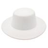 Classic British Flat Top Hat With Fabric For Retro Fashion And Outdoor Use