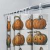 Künstlerischer Kürbis DuschvorhangDekorative Badezimmerartikel für die HerbstsaisonVerschiedene Größen verfügbar