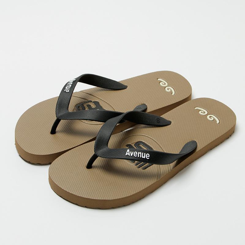 New flip-flops summer wear-resistant outdoor wear pinch men's slippers non-slip soft bottom seaside beach sandals