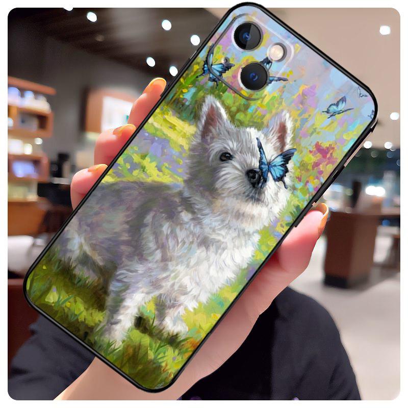 West Highland Terrier Westie Case For iPhone 13 Pro Max 16 15 11 12 14 17 Pro Max Mini 15 16 Plus 16e 17 Air Phone Cover