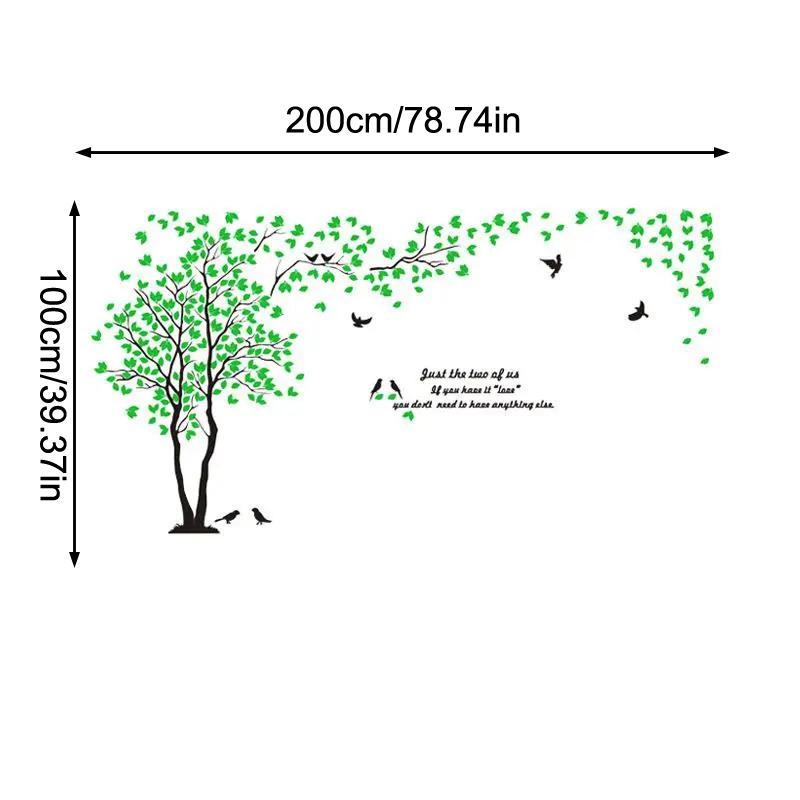 3D Acrylic Tree Wall Stickers Self-Adhesive Home Background Wall Wall Decal Wall Stickers Home Decoration, Bedroom Wallpaper