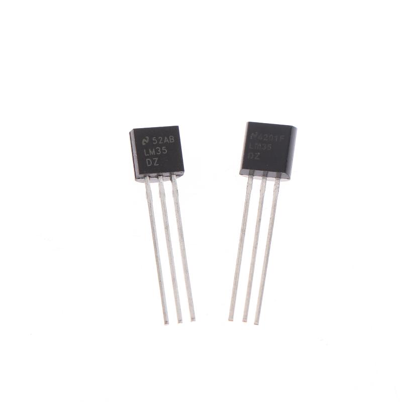 1Pcs/10Pcs Lm35Dz Precision Temperature Sensor Directly Inserted To-92 Lm35 Brand New Temperature Sensor