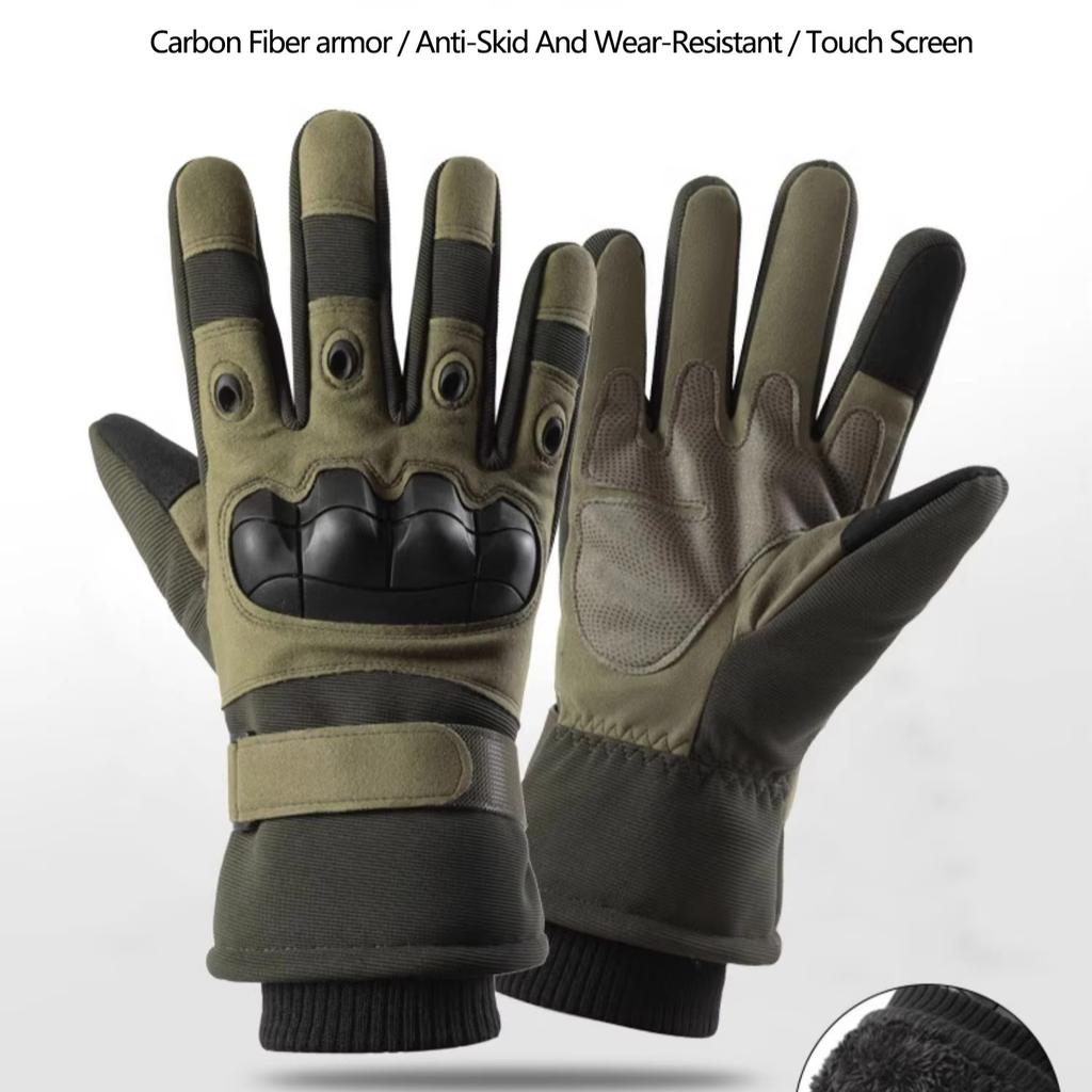 The tactical style of outdoor gloves with cut-resistant reinforcement protection is very suitable for hiking and camping
