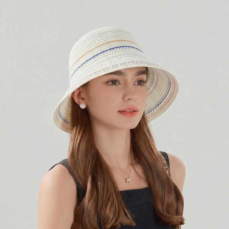 Knitted Hollow Breathable Fisherman Hat Summer Women's Sun Hat