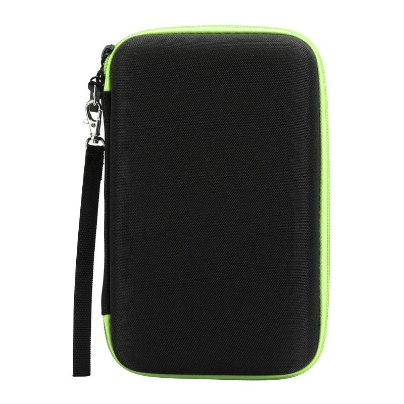 Nylon TPU Electric Shaver Storage Bag Men Hair Shaving Tool Case Organizer For Philips QP2520/90/70Black Green