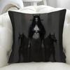 Luxury Home Decor Pillow Cover Hell Reaper Style Pattern Cushion Cover Sofa Office Cushion Cover