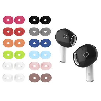 זוג רפידות אוזניים מסיליקון עבור כיסוי Airpods 4, כיסויי מגן לאוזניות אלחוטיות, כיסויי אוזניים, כריות אוזניים, טיפים לאוזניים