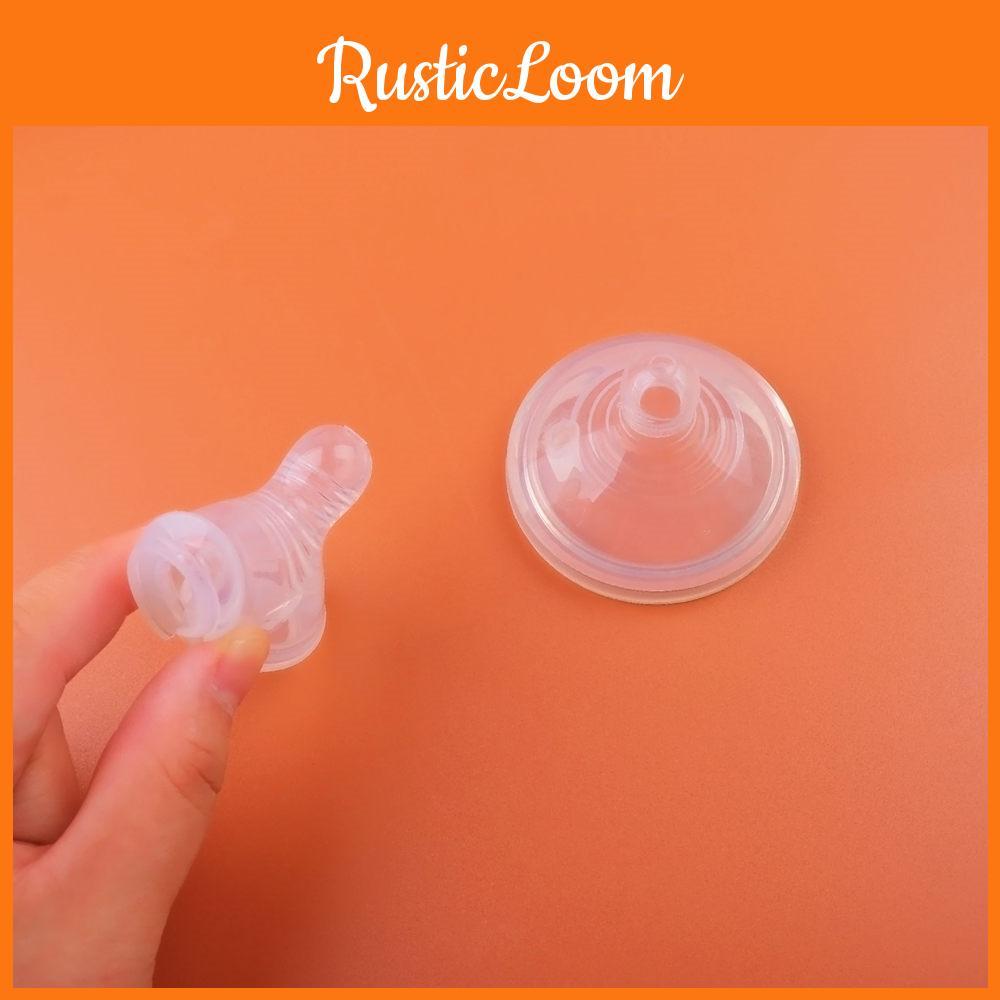 Mouth Wide Baby Transparent Pacifier Food Grade Silicone Porous Type Safety