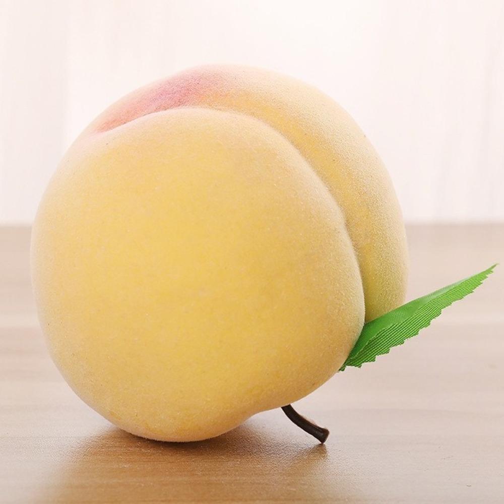 10 pz Mini Pesche Artificiali in Schiuma Artigianato Realistico Frutto Finto di Pesca Frutta Finta Realistica Ornamento Decorazione Matrimonio Festa