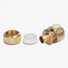 High Pressure Brass Water Hose Adapter Multiple Size Compatible Quick Release Coupler For Outdoor Faucet Pipe Connection