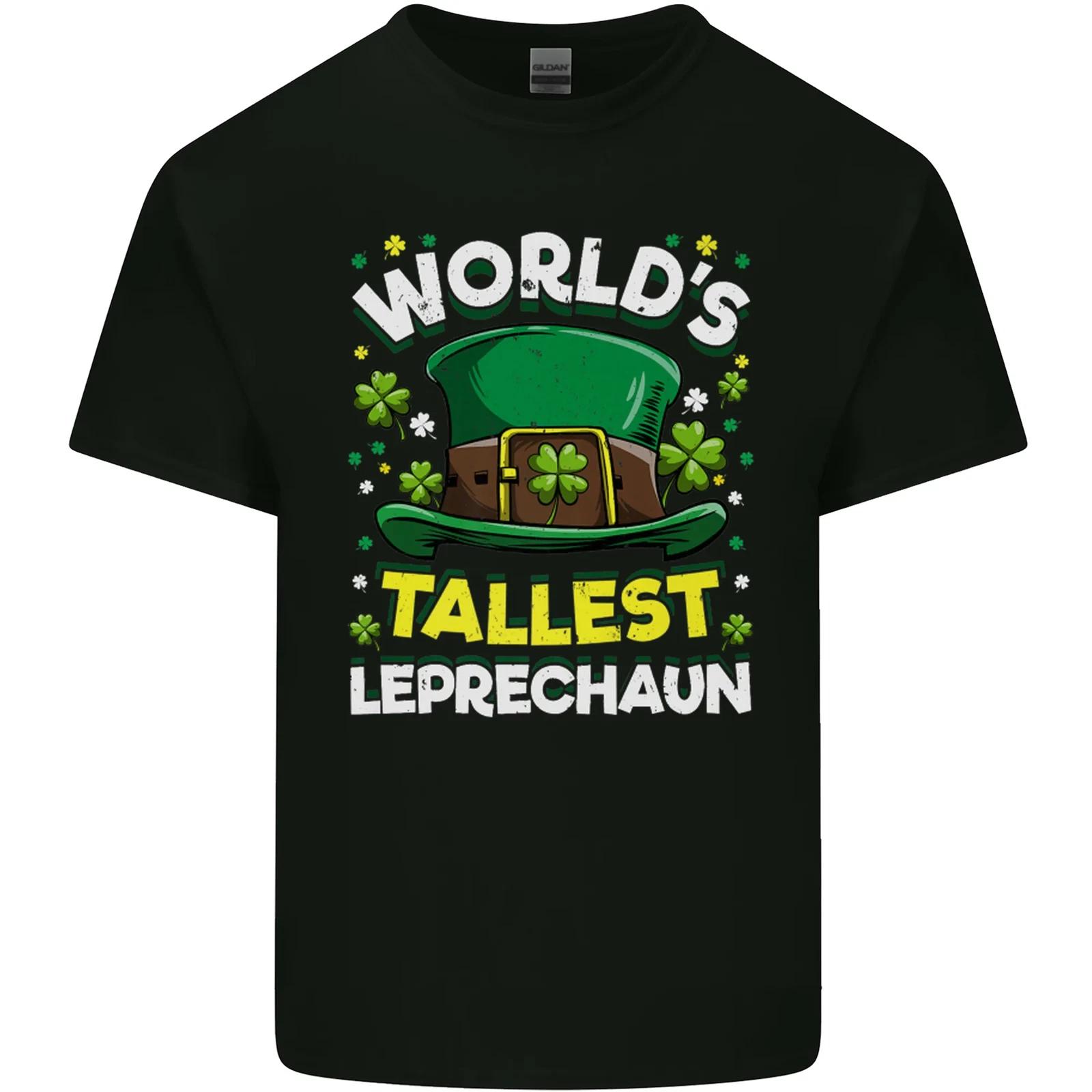 

Worlds Tallest Leprechaun St Patricks Day Kids T-Shirt Childrens M