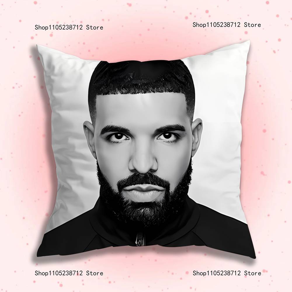 Drake O-OvO OWL Pillow Covers Cartoon Sofa Decorative Home Double-sided Printing Short Plush Cute Cushion Cover