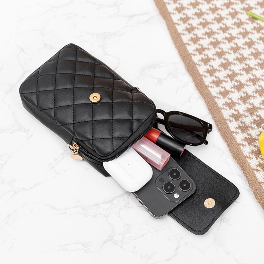 PU Leather Crossbody Phone Purse Single Shoulder Ladies Crossbody Bag Women Mini Bag  Ladies
