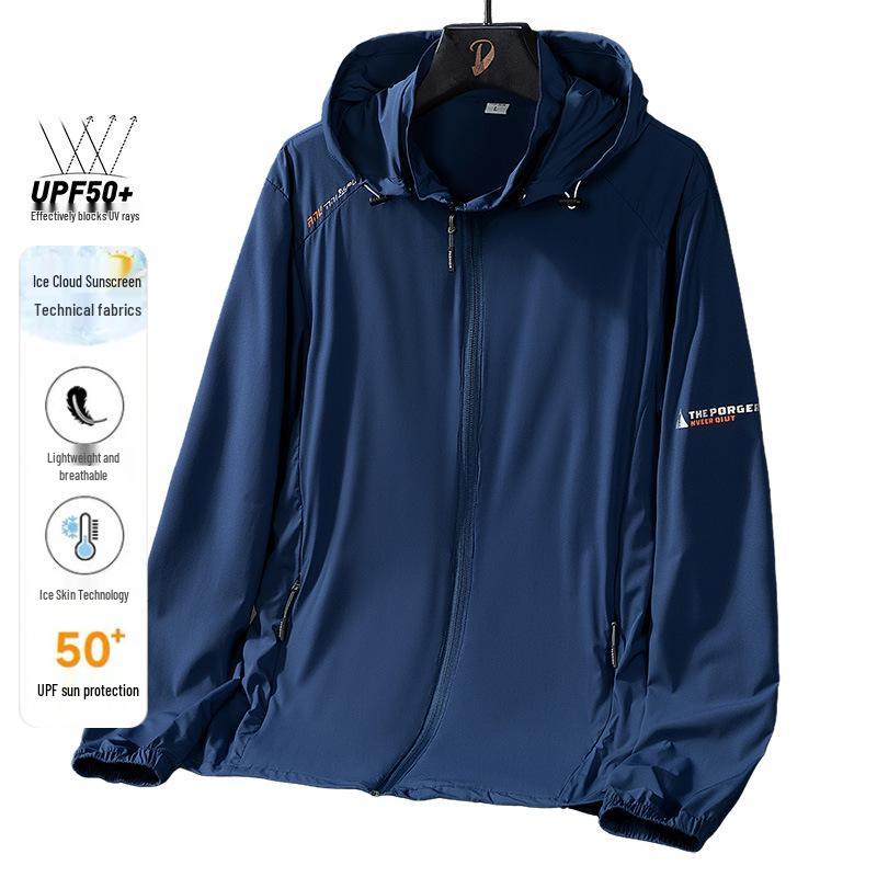 2024 Men's Casual Summer Hooded Jacket with Sun Protection
