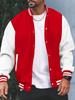 American Men's Personalized Baseball Jersey Autumn and Winter Out Sports Jogging Jacket Korean Fashion Casual Couple Jacket