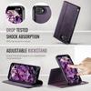 For iPhone 17e 2-in-1 Magnetic Detachable Wallet Case MagSafe Compatible RFID Blocking PU Leather Card Holder Kickstand Case
