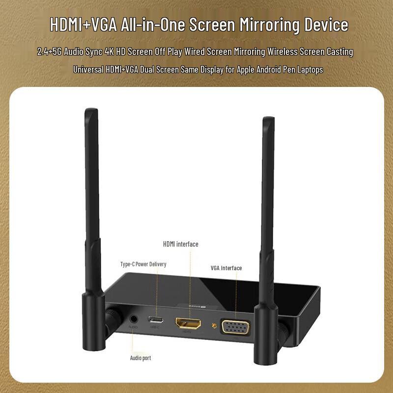 BIAZE R40 4K Wireless HDMI Screen Mirroring Adapter