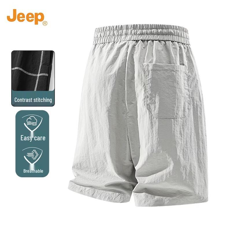 Jeep Men's Lightweight Breathable Casual Shorts
