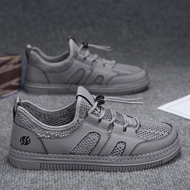 

Hollow mesh cloth shoes men s board shoes student summer 2025 big net men s shoes breathable casual trendy shoes men 44