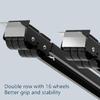 2Pcs Universals Washing Machine Rack Home Furniture Moving Roller Adjustable Length Base with Wheel Washer Dryer Stand
