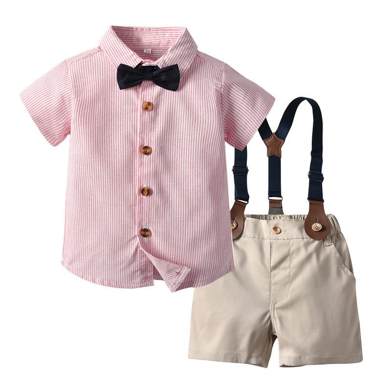 Kids Boys Formal Party Outfits Clothes Set Wedding Birthday Toddler Boy Gentleman Handsome Children Elegant Suit 1-7 Years