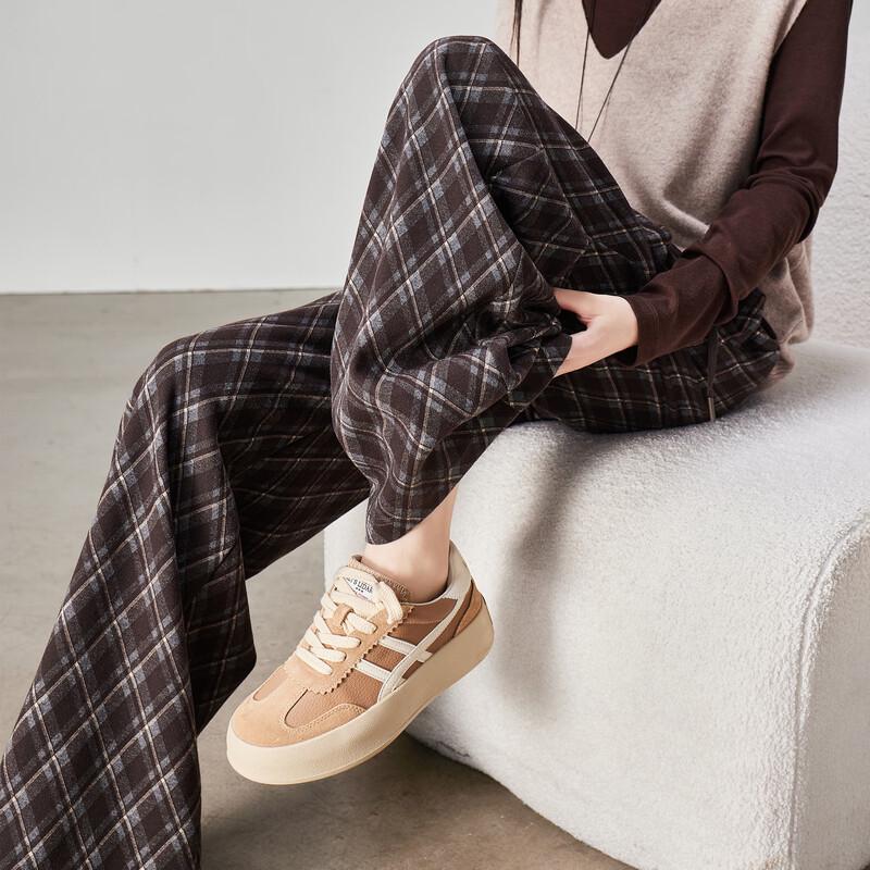 SOFSIL Women's High-Waisted Wide-Leg Casual Trousers