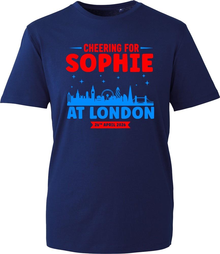 Personalised London Marathon 2026 Running Support Race Day Spectator Tee TShirt S