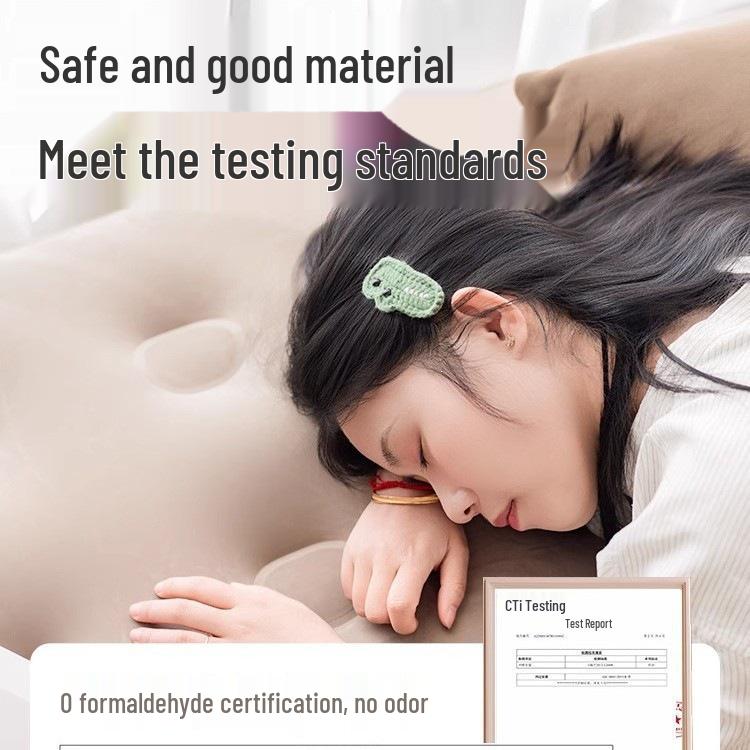Shan Yue 2-in-1 Inflatable Sofa Bed with Floor Mat - Portable Outdoor Camping Air Cushion