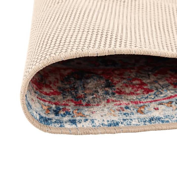VidaXL Washable Multicolored Rug Ø 120 Cm Non-slip 136602