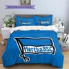 Biancheria da letto con motivo Hertha BSC Berlin Decorazione per la casa Regalo di compleanno (1 * copripiumino + 2 * federa, senza nucleo)