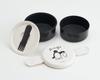 Skater Bento Round Rice Ball Case with 500ml Made in Pingu Box, Antibacterial, Two-Tier, Fork, Capacity, Japan, Microwaveable, ONWR1AG-A
