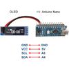 0.91inch I2C OLED Display Module I2C SSD1306 OLED Display Module White / BLUE I2C OLED Screen Driver DC 3.3V~5V for Arduino