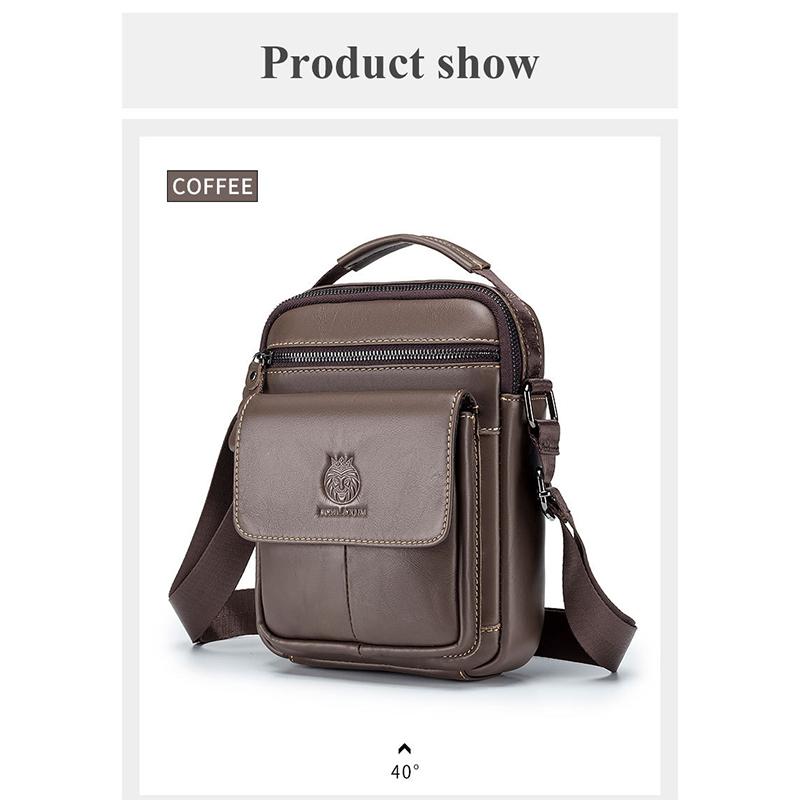 Pánská taška přes rameno Nová taška Messenger Pánská PU kůže Business Casual Malá pánská taška