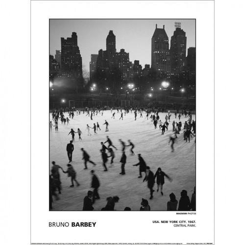 MAGNUM Bruno Barbey - USA New York City Central Park 1967 Druck