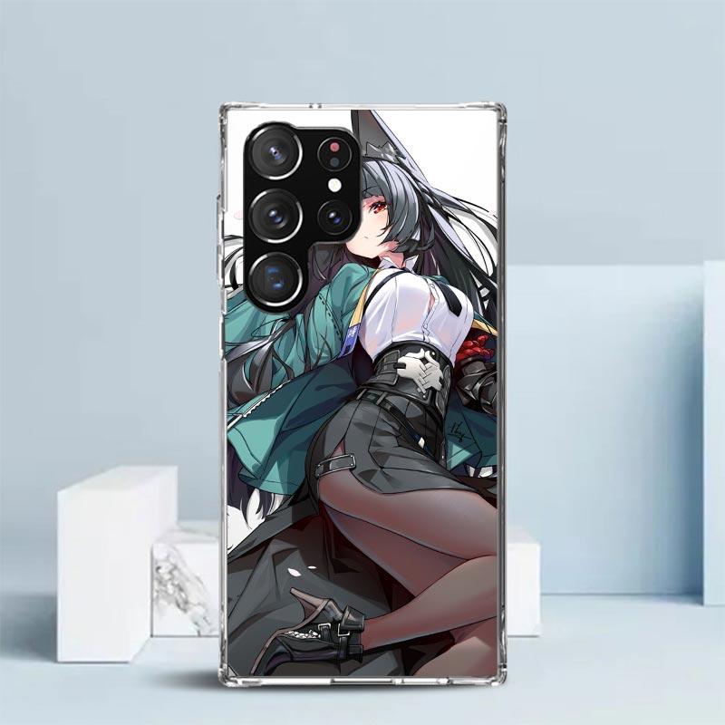 Hoshimi Miyabi Zenless Zone Zero ZZZ Soft Cover for Samsung Galaxy S25 Edge S26 S24 S23 Ultra Phone Case S22 S21 Plus S20 FE Pri