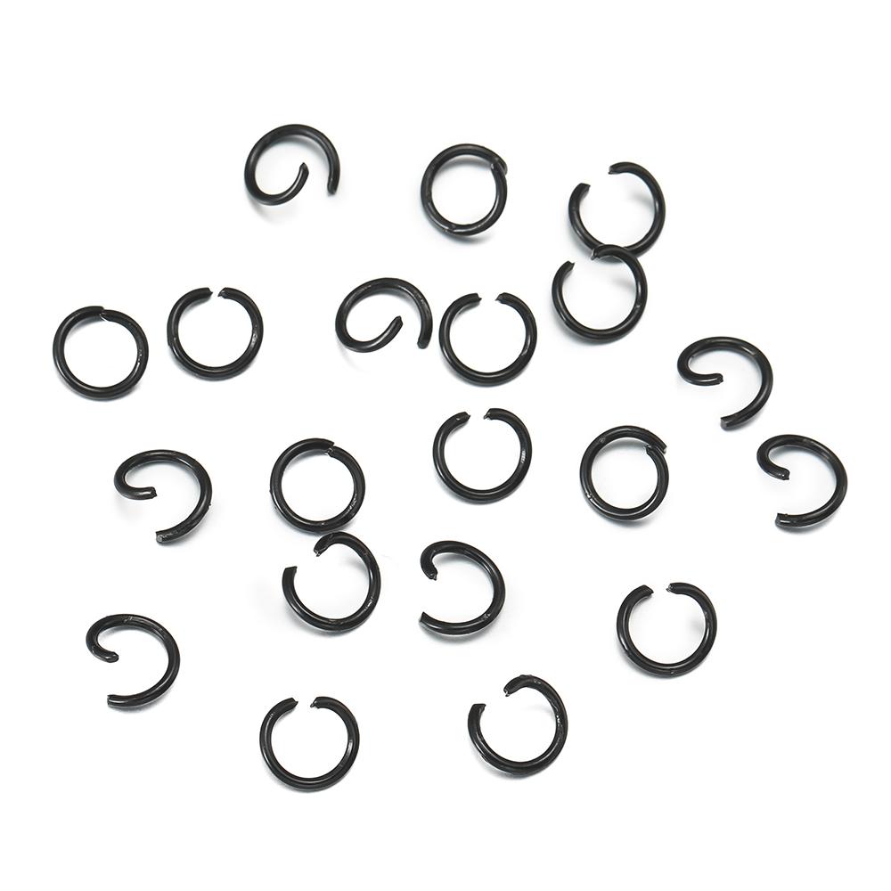 200pcs/Lot 4/5/6/8/10mm Iron Open Ring Split Rings Connectors for Bracelet Necklace Earrings DIY Jewelry Making Accessories