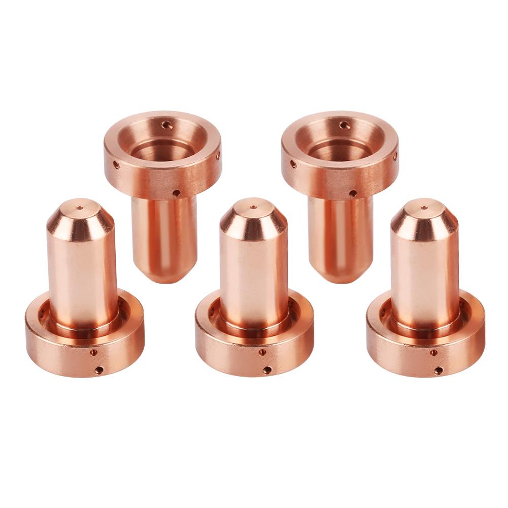 40A Nozzle Tips, 5Pcs Copper, for SL60Celsius100 Cutting Torch