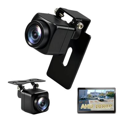 PORMIDOAUTO AHD Backup 720P 2 Megapixel CMOS Wide Viewing Angle of Horizontally and License Plate Mount Adjustable IP68 Waterproof and Compatible with