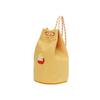Hermes Les Cabanes Garden Cabin Two-Tone Twill Wool Printed Drawstring Clutch Bag Women Clutch Bag Desert Sand-Yellow H103656M03