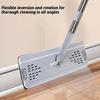 Mop and Bucket with Wringer Set 47 Inch Long Stainless Steel Handle Wet and Dry Use Flat Mop Bucket System with 2