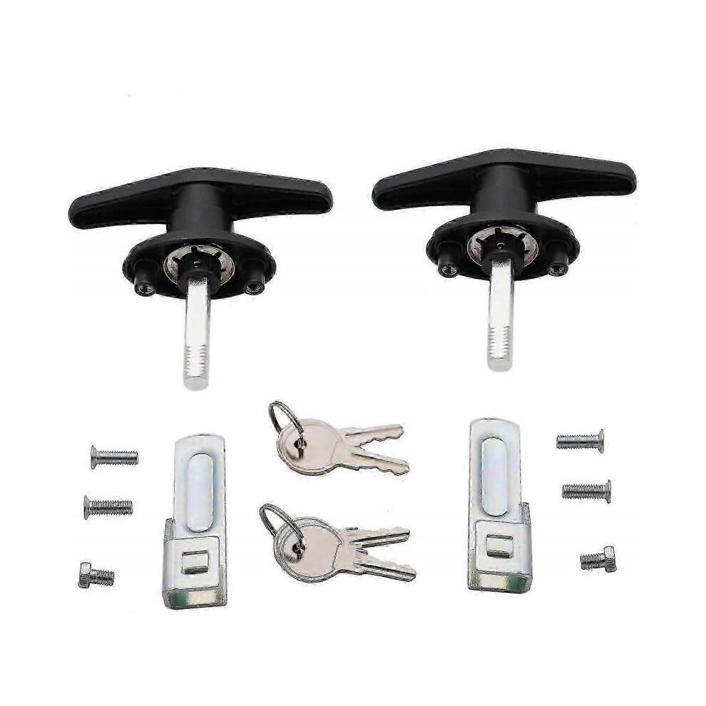 T-Handle Lock for Truck Cap Truck Canopy Camper Shell, Keyed Alike, Fit for