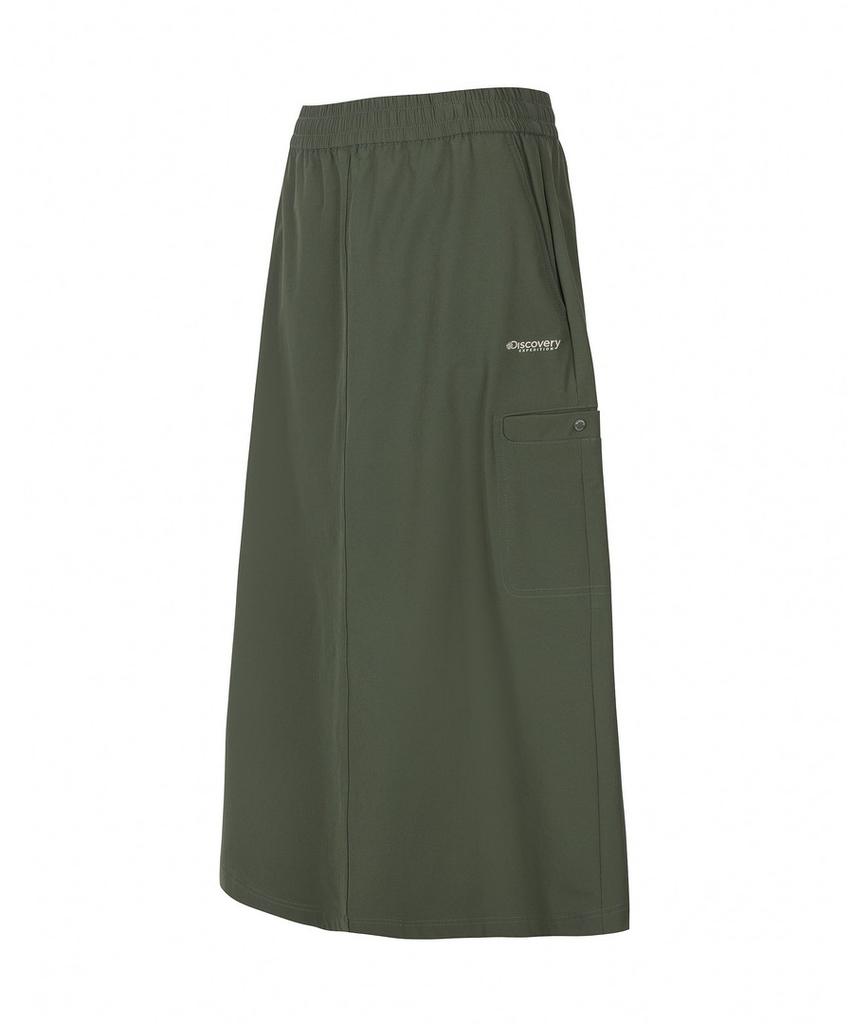 DISCOVERY EXPEDITION Women'S Stretch Woven Training Cargo Skirt (D/Khaki)